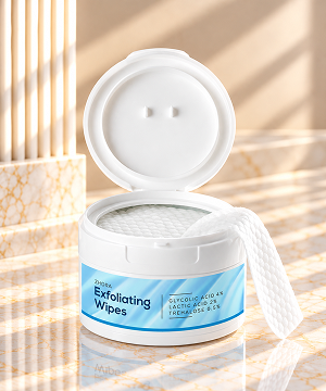 Exfoliating wipes